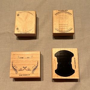 Stampin' UP stamp set “totally tabs”.